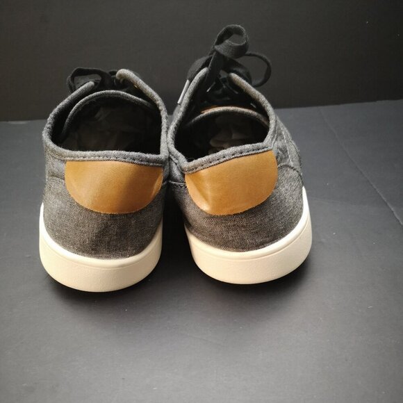 Steve Madden Men's Size 11.5 Dark Grey Lace Closure Fenta Deck Shoes - Picture 5 of 8